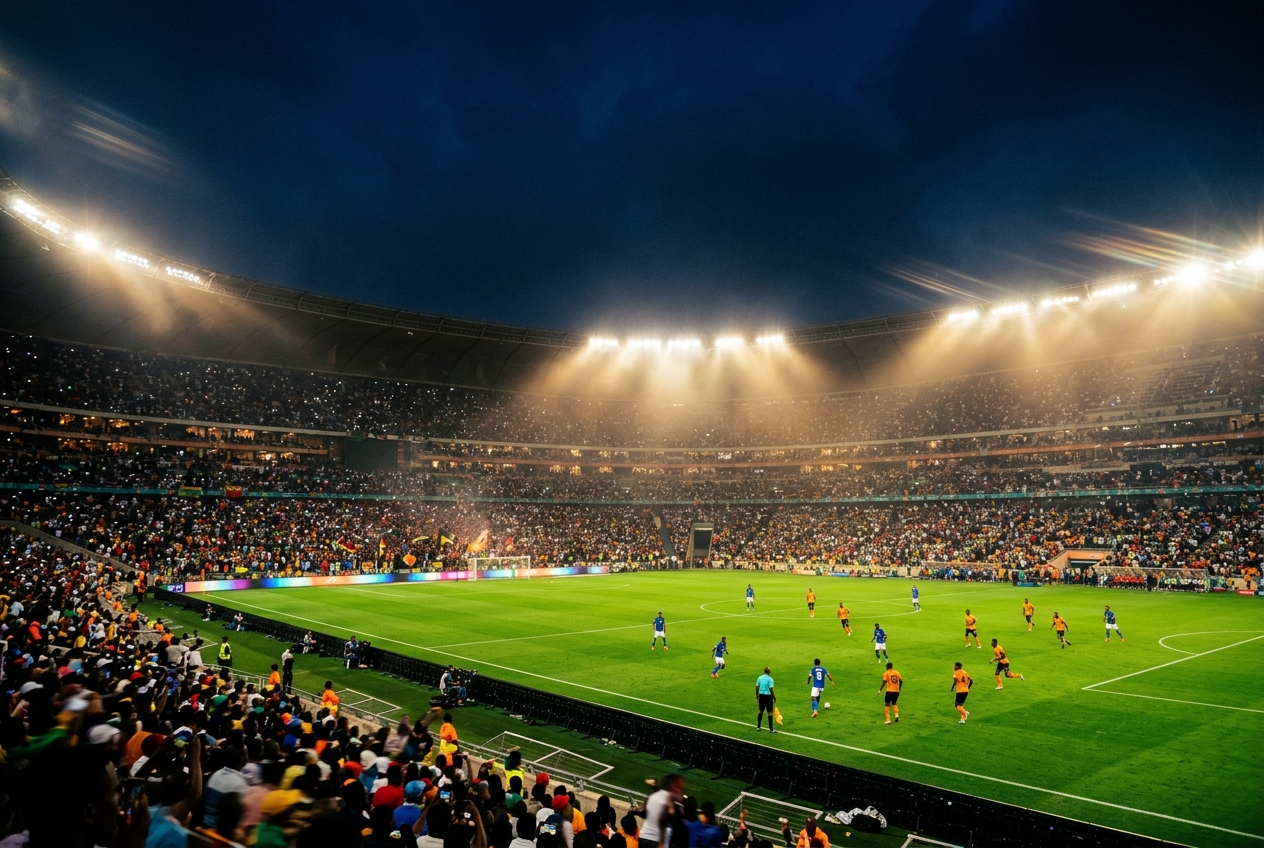 LetBet Africa — football stadium under lights